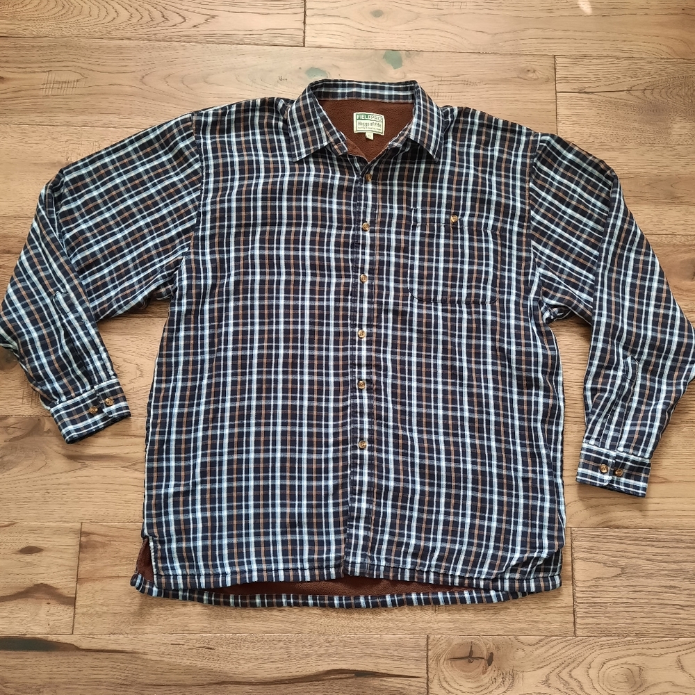 Hoggs of Fife Field Pro Hunting Wear Fleece Lined Plaid Shirt